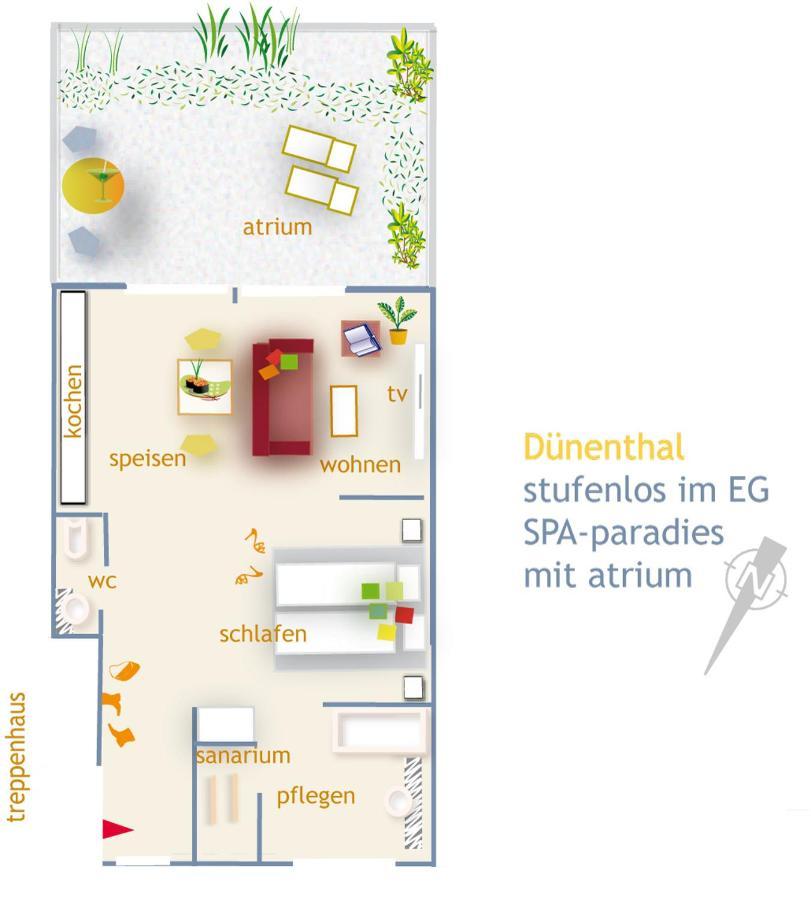 De Luxe Suite Duenenthal Нордерней Экстерьер фото